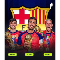 Rodri neemt afscheid van Manchester City en Camp Nou verwelkomt de motor van een wereldkampioen. Rodri neemt afscheid van Manchester City en Camp Nou verwelkomt de motor van een wereldkampioen.